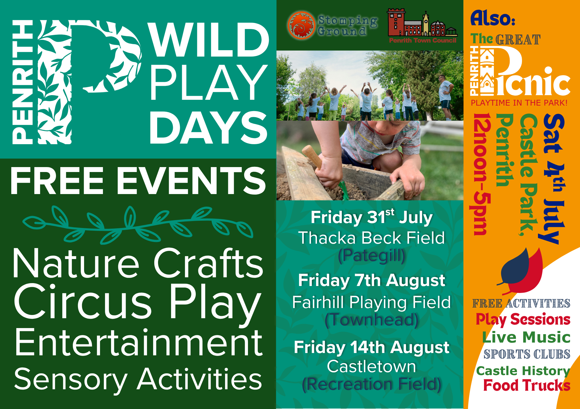 Wild Play Days 2026 - Leaflet